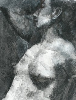 charcoal drawing nude sutherland artist